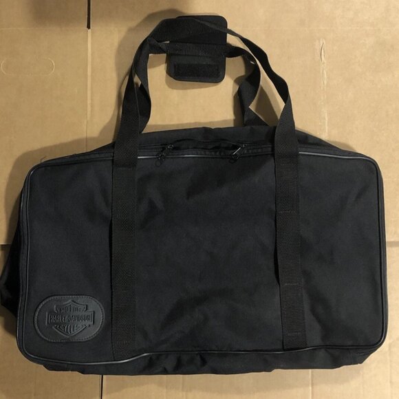 Harley Davidson Large Black Duffel Bag - Picture 1 of 4